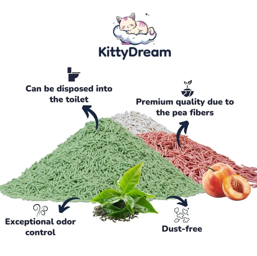 Премиум тофу котешка тоалетна KittyDream
